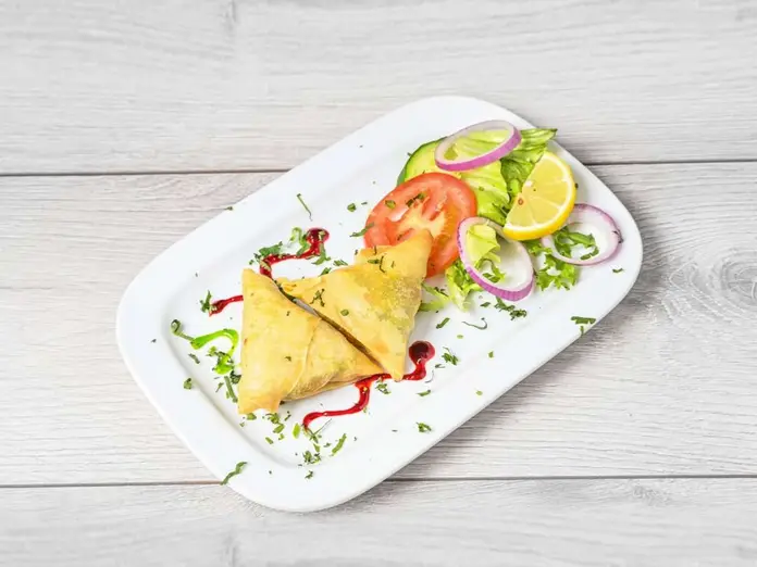 V Samosa, Veg starters at Spice of India Dublin